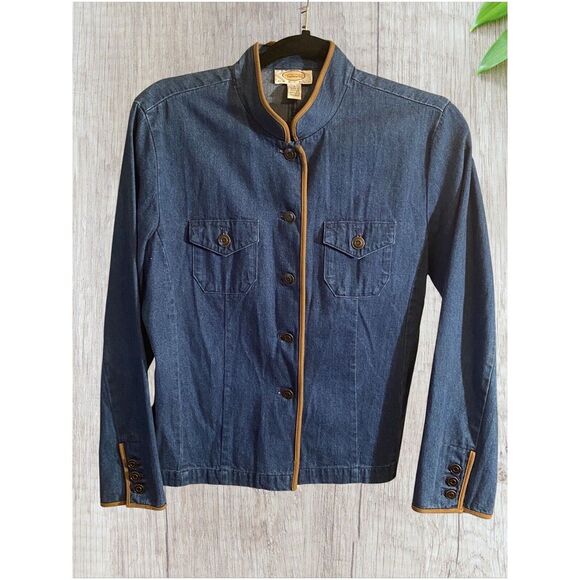 Talbots Women's Blue Lightweight Denim Jacket Size‎ S/P - Picture 1 of 5